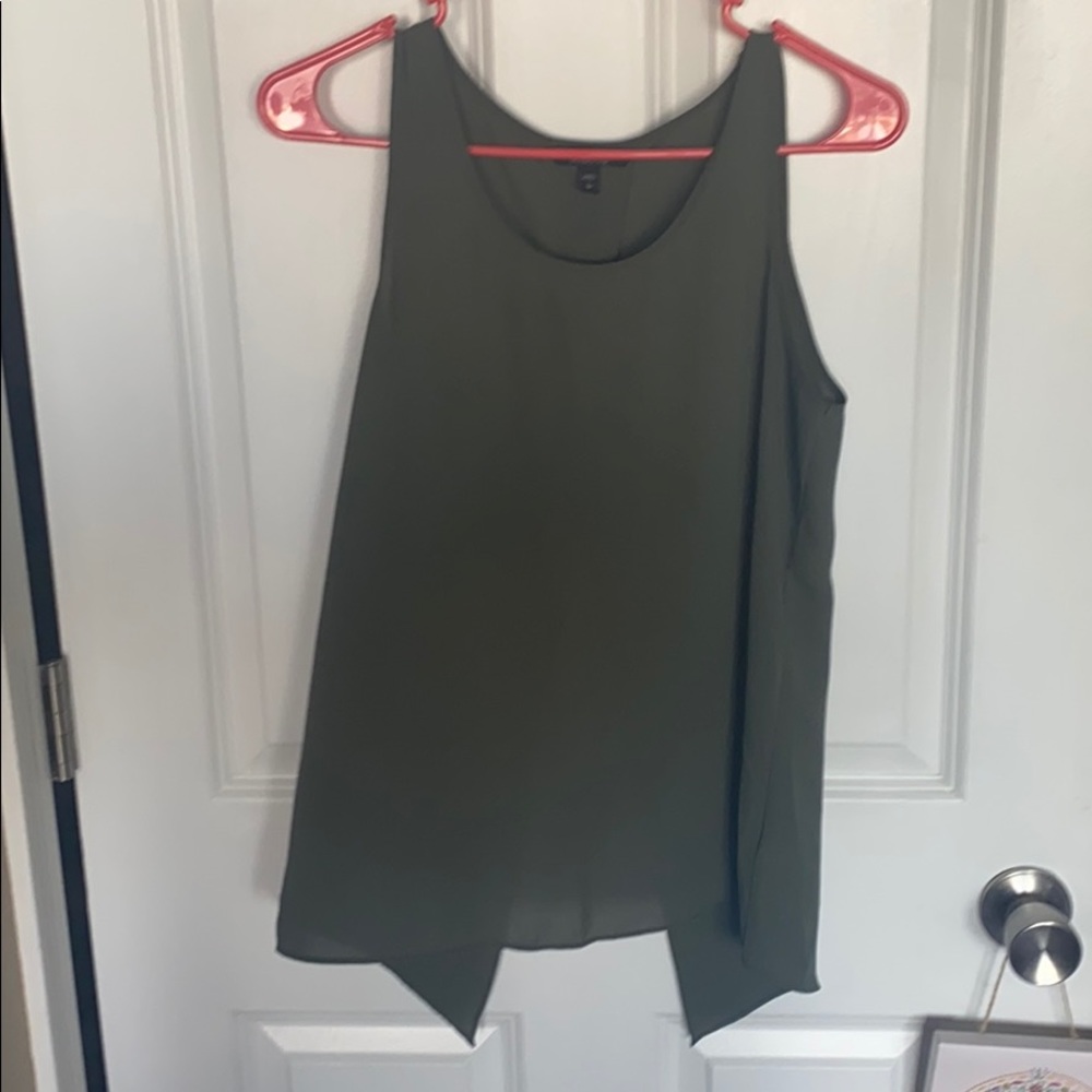 Express tank top. Jade Green.